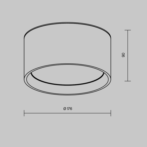 Spot de Tavan Aplicat C090CL-15W3K-MG_4