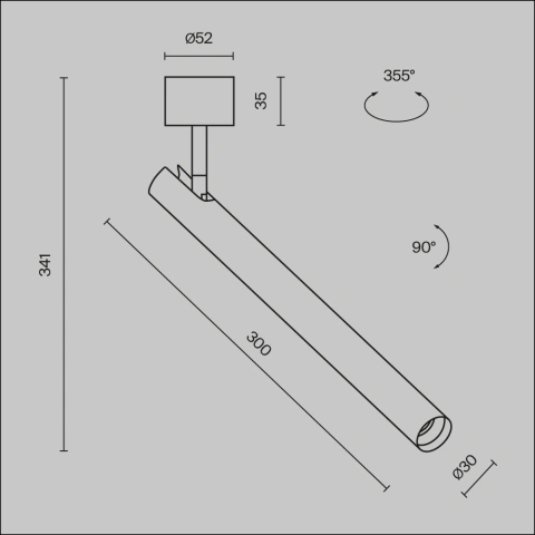 Spot de Tavan Reglabil C141CL-L300-6W3K-W_4