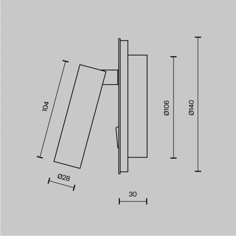 Spot de Perete Reglabil C176-WL-01-6W-W_3