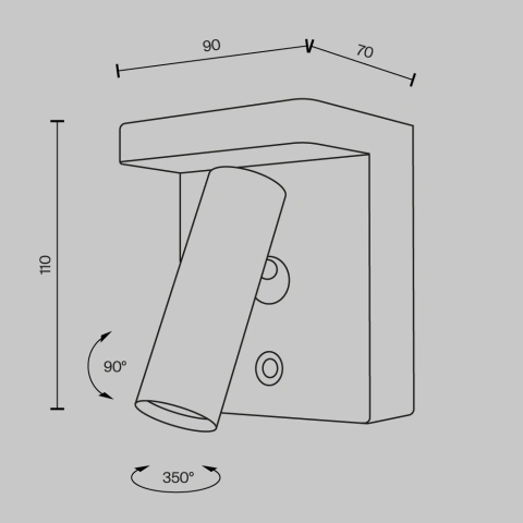 Spot de Perete Reglabil C179WL-L7W2.7K-DE_4