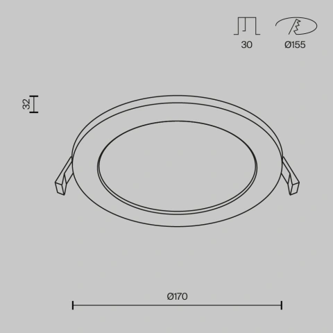 Spot Incastrat DL016-6-L12W_6