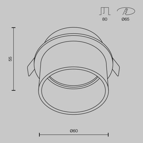 Spot Incastrat DL050-01WG_4