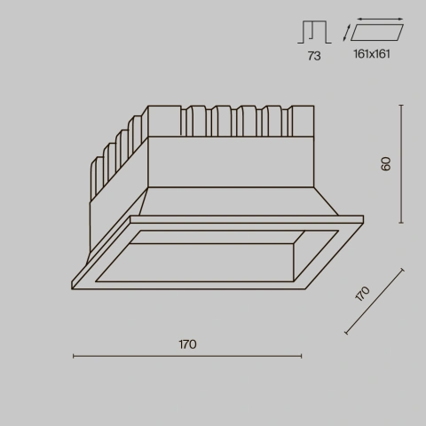Spot Incastrat DL056-24W3-4-6K-W_5