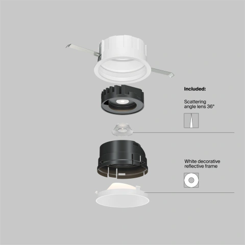 Spot Incastrat DL057-10W3K-W_6
