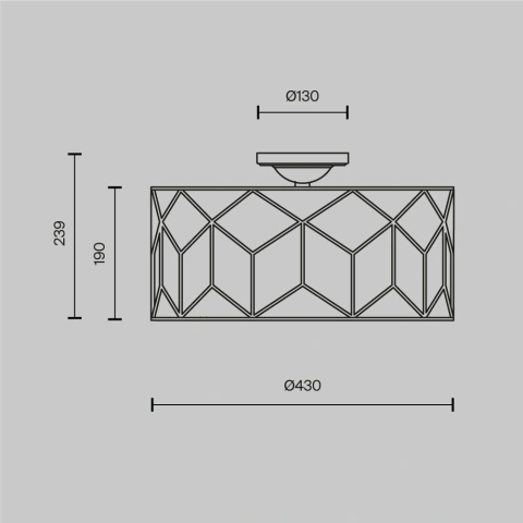 Aplica de Tavan H223-PL-03-G_4