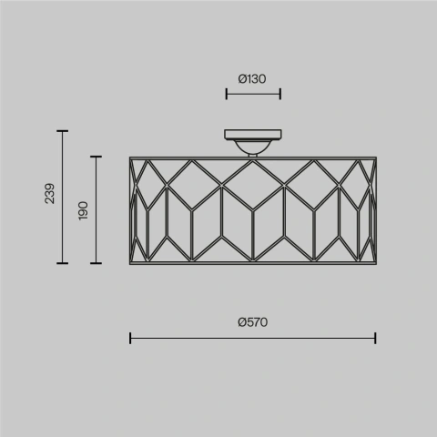 Aplica de Tavan H223-PL-05-G_4