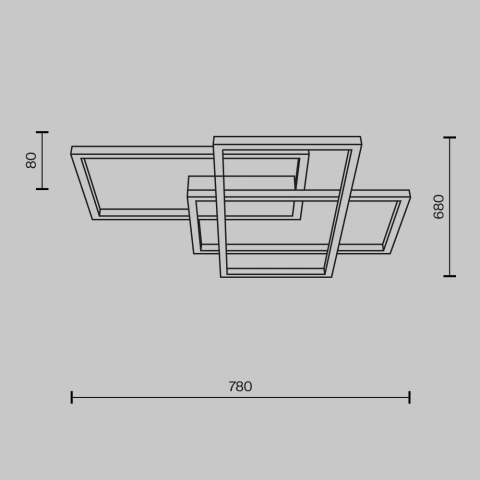 Aplica de Tavan MOD015CL-L80GK_6