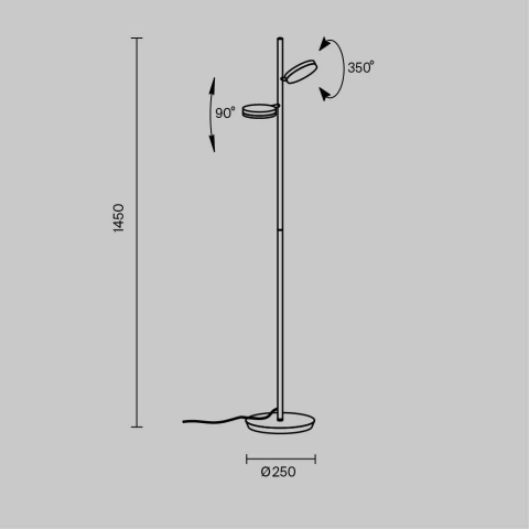 Lampadar MOD070FL-L12B3K_4