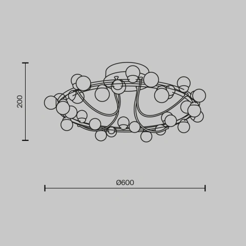Aplica de Tavan MOD081CL-L36G3K_5
