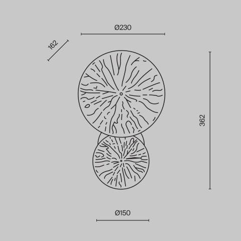 Aplica de Perete MOD082WL-01G_2