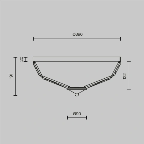 Aplica de Tavan MOD094CL-04G_3