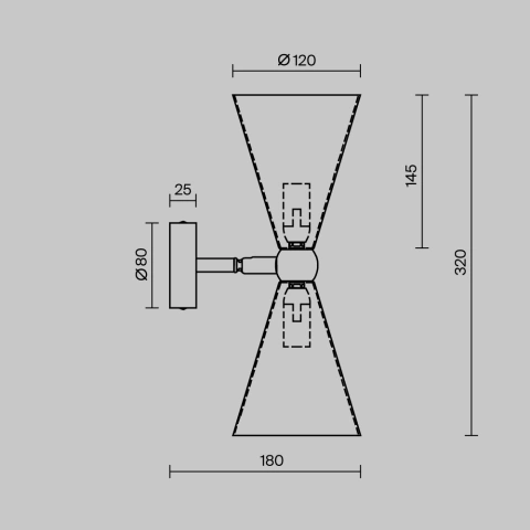 Aplica de Perete MOD108WL-02WG_3