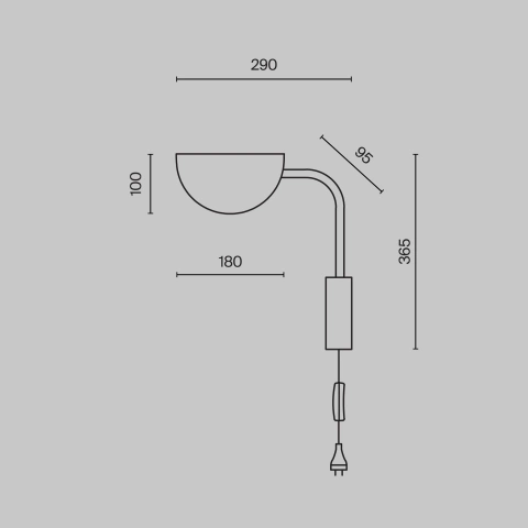 Aplica de Perete MOD126WL-01B_3