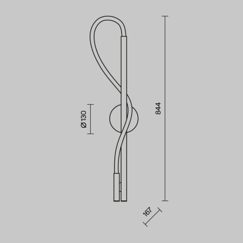 Aplica de Perete MOD166WL-L12G3K_4