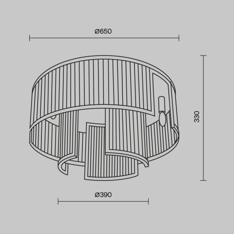 Aplica de Tavan MOD174CL-09G_4