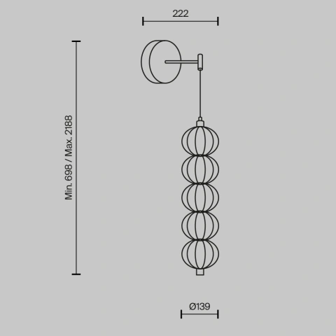 Aplica de Perete MOD216WL-L10G3K_5