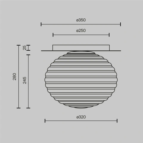 Aplica de Tavan MOD268CL-01G_3