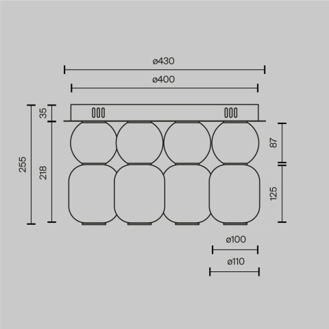 Aplica de Tavan MOD273CL-L60CH3K_3