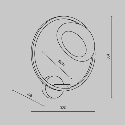 Aplica de Perete MOD327WL-L5BS3K1_3