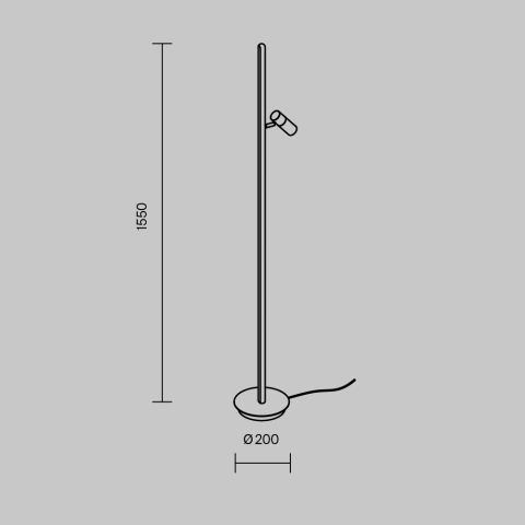 Lampadar MOD395FL-L28B3K_6