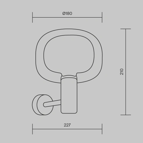 Aplica de Perete MOD411WL-01G_3