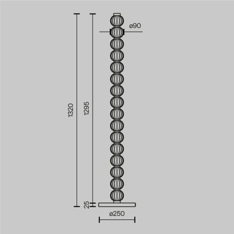 Lampadar MOD555FL-L23G3K_6