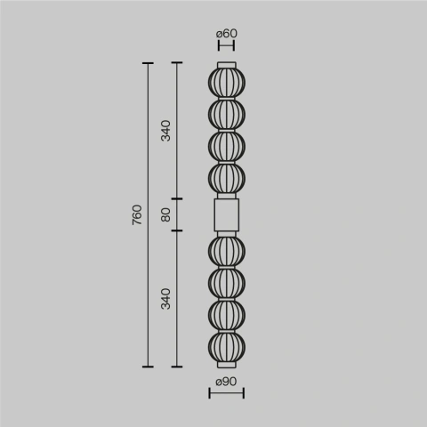 Aplica de Perete MOD555WL-L13G3K_5