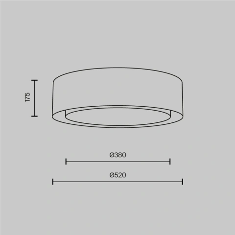 Aplica de Tavan MOD617CL-04GR_4