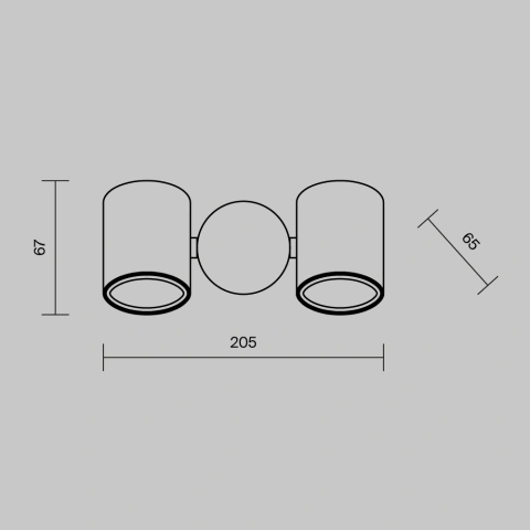 Aplica de Perete Exterior O010WL-02B_3