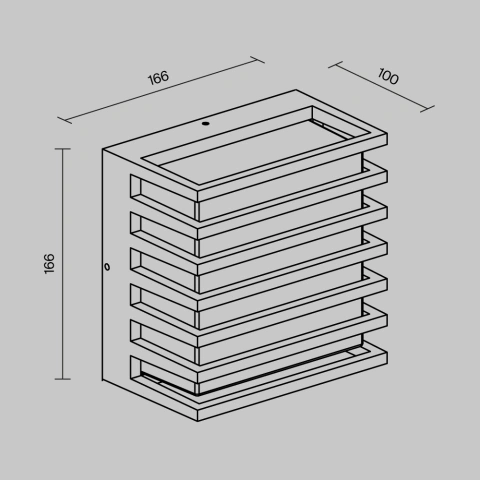 Aplica de Perete Exterior O020WL-L10B3K_5