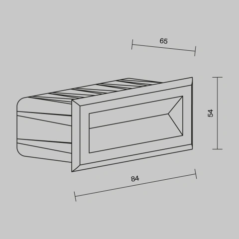 Aplica de Perete Exterior O045SL-L3B3K_4