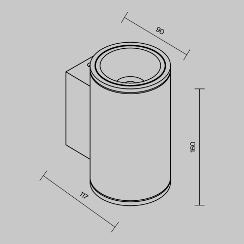 Aplica de Perete Exterior O303WL-L10W3K_4