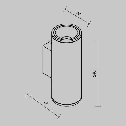 Aplica de Perete Exterior O303WL-L24W3K_5