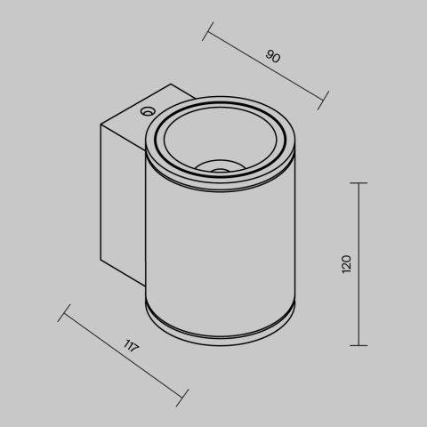 Aplica de Perete Exterior O303WL-L5W3K_4