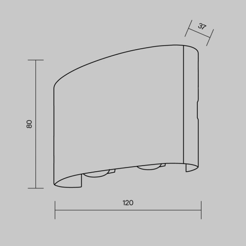 Aplica de Perete Exterior O417WL-L4B3K_4