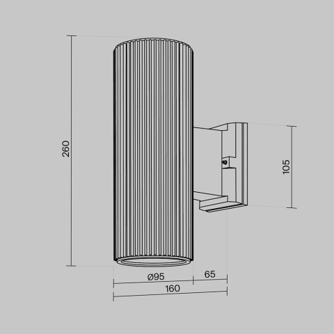 Aplica de Perete Exterior O419WL-02B_4