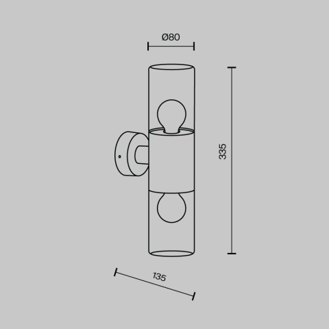 Aplica de Perete O432WL-02GF_4