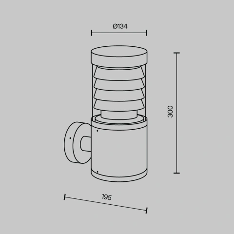 Aplica de Perete Exterior O439WL-L12GF3K_4