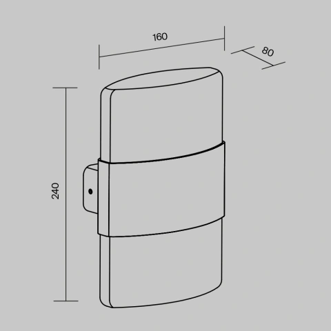 Aplica de Perete Exterior O442WL-L12GF3K_5