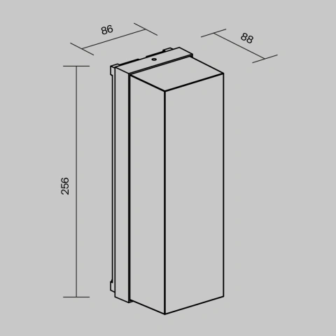 Aplica de Perete Exterior O450WL-01GF_4