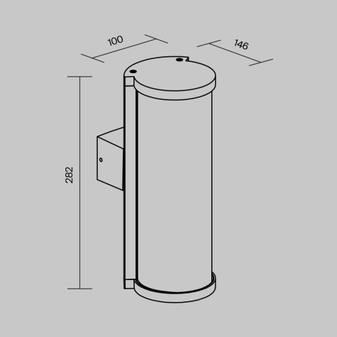 Aplica de Perete Exterior O451WL-01GF_4
