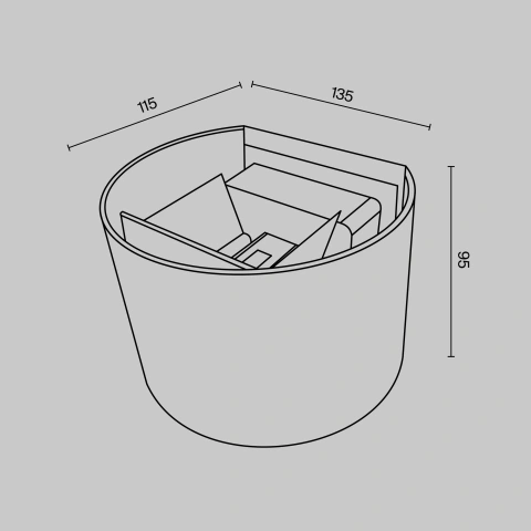 Aplica de Perete Exterior O573WL-L6B_5