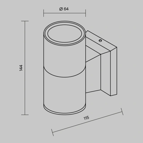 Aplica de Perete Exterior O574WL-01W_3