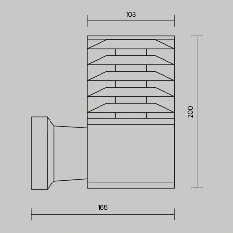 Aplica de Perete Exterior O576WL-01B_5