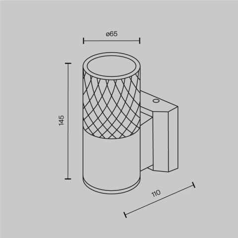 Aplica de Perete Exterior O583WL-01B_3