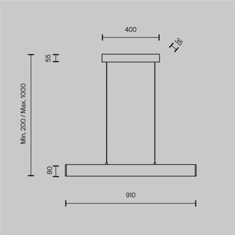 Pendul luminaire P010PL-L23W_4