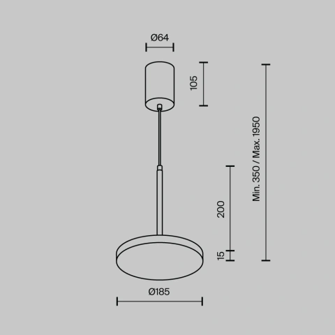 Pendul luminaire P076PL-L12W3K-BS_5