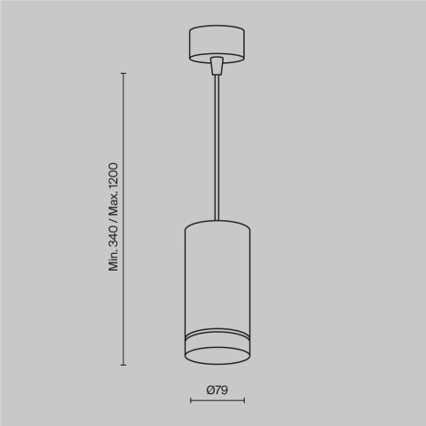 Pendul luminaire P085PL-12W3K-W_6