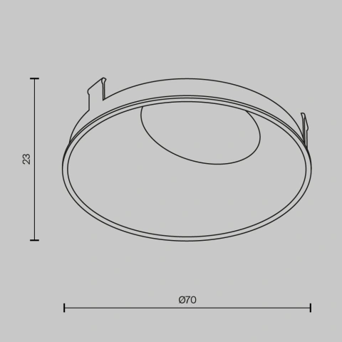 Decorative reflecting frame Ring057-10-MG_3