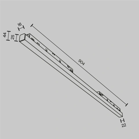 Corp Liniar Sina Magnetica TR030-4-30WTW-DD2-B_5